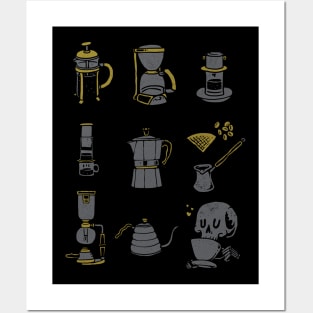 Coffee Equipment Posters and Art